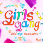 Girls Gang Font - Featured Image