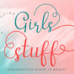 Girls Stuff Font - Featured Image