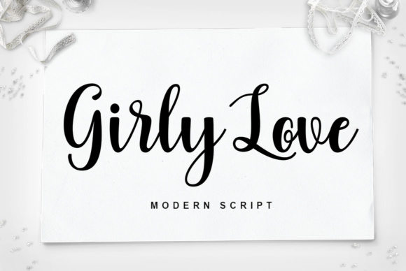 Girly Love Font - Featured Image
