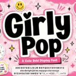 Girly Pop Font - Featured Image