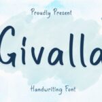 Givalla Font - Featured Image