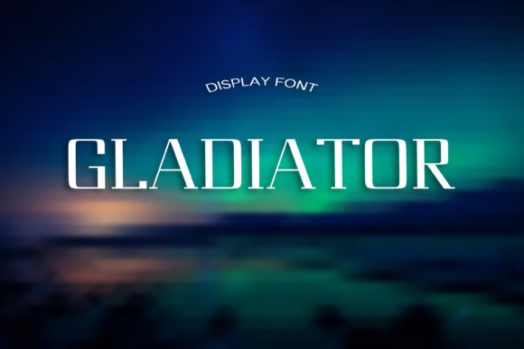 Gladiator Font - Featured Image