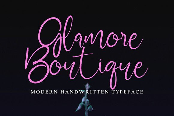 Glamore Boutique Font - Featured Image