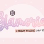 Glamoria Script Font - Featured Image