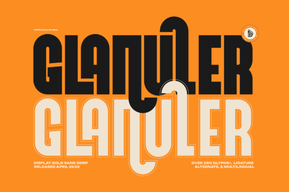 Glanuler Font - Featured Image