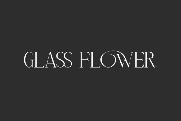 Glass Flower Font - Featured Image