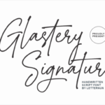 Glastery Font - Featured Image