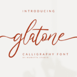 Glatone Script Font - Featured Image