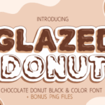Glazed Donut Chocolate Font - Featured Image