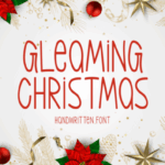 Gleaming Christmas Font - Featured Image