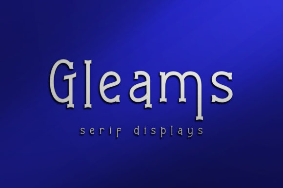 Gleams Font - Featured Image