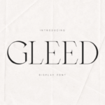 Gleed Font - Featured Image