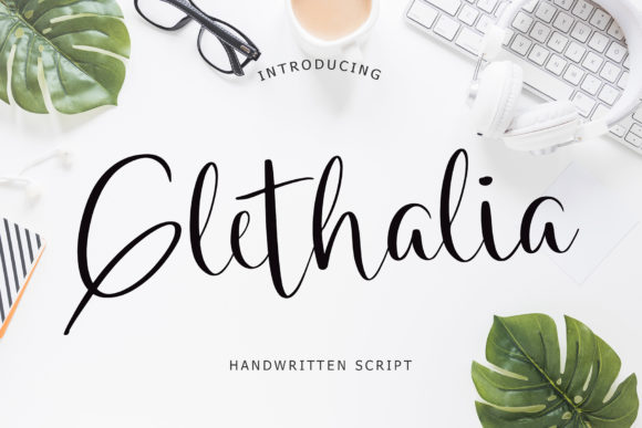 Glethalia Font - Featured Image