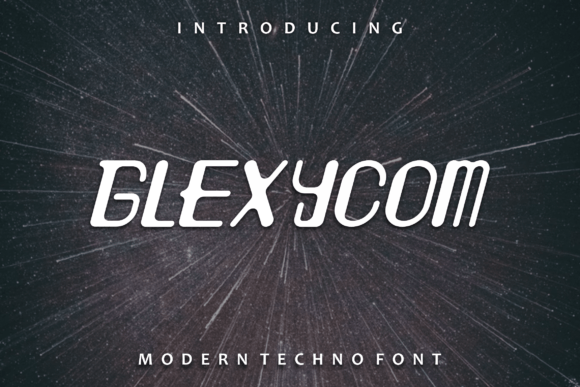 Glexycom Font - Featured Image