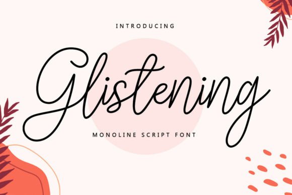 Glistening Font - Featured Image