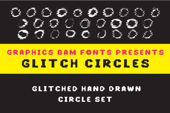 Glitch Circles Font - Featured Image