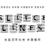Glitch Lines Font - Featured Image