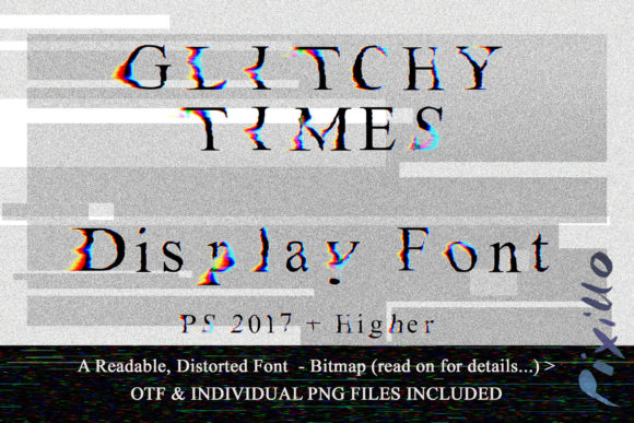 Glitchy Times Font - Featured Image