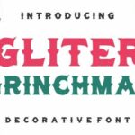Gliter Grinchmas Font - Featured Image