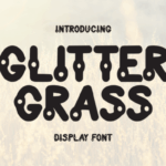 Glitter Grass Font - Featured Image