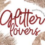 Glitter Lovers Font - Featured Image