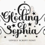 Gloding Sophia Script Font - Featured Image