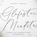 Glofester Menditas Font - Featured Image