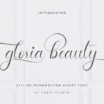 Gloria Beauty Font - Featured Image