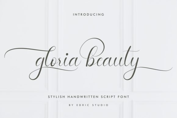 Gloria Beauty Font - Featured Image