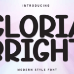 Gloria Bright Font - Featured Image
