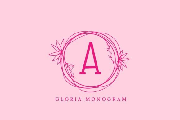Gloria Monogram Font - Featured Image