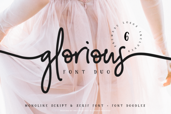 Glorious Duo Font - Featured Image