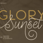 Glory Sunset Font - Featured Image