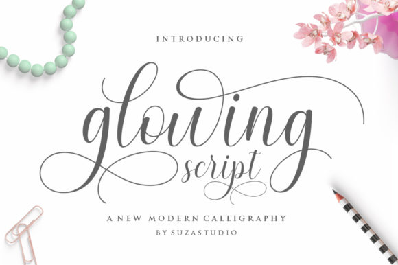 Glowing Font - Featured Image