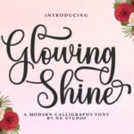 Glowing Shine Font - Featured Image