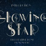 Glowing Star Font - Featured Image