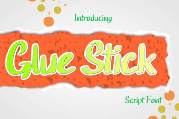 Glue Stick Font - Featured Image