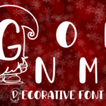 Gnome Chrismas Font - Featured Image
