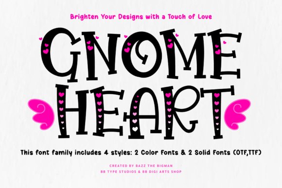 Gnome Heart Font - Featured Image