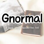 Gnormal Font - Featured Image