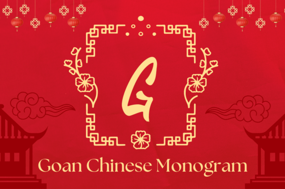 Goan Chinese Monogram Font - Featured Image