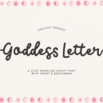 Goddess Letter Font - Featured Image