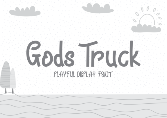 Gods Truck Font - Featured Image