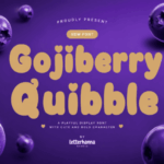 Gojiberry Quibble Font - Featured Image
