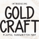 Gold Craft Font - Featured Image