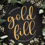 Gold Fill Font - Featured Image