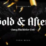 Gold and After Font - Featured Image