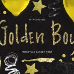 Golden Boy Font - Featured Image