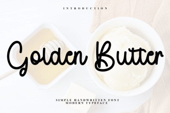Golden Butter Font - Featured Image
