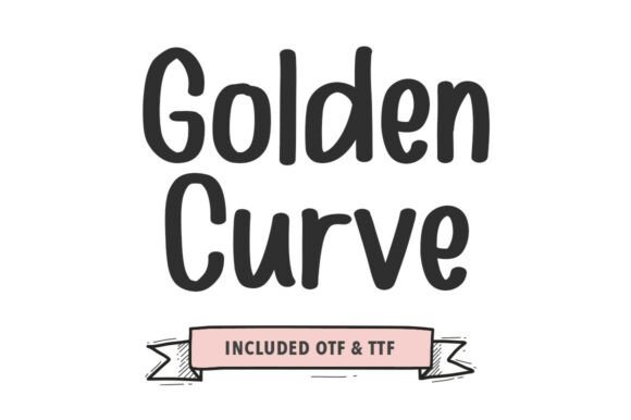Golden Curve Font - Featured Image